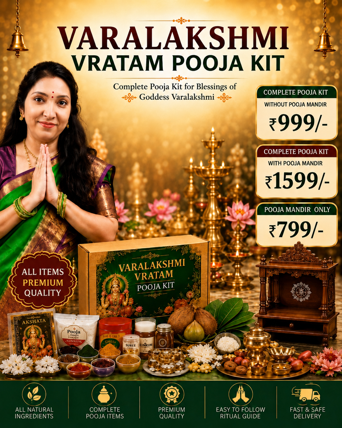 Varalakshmi Vratam Pooja Kit